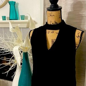 Black Perk-a-Boo top